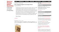 Desktop Screenshot of printinghistory.org